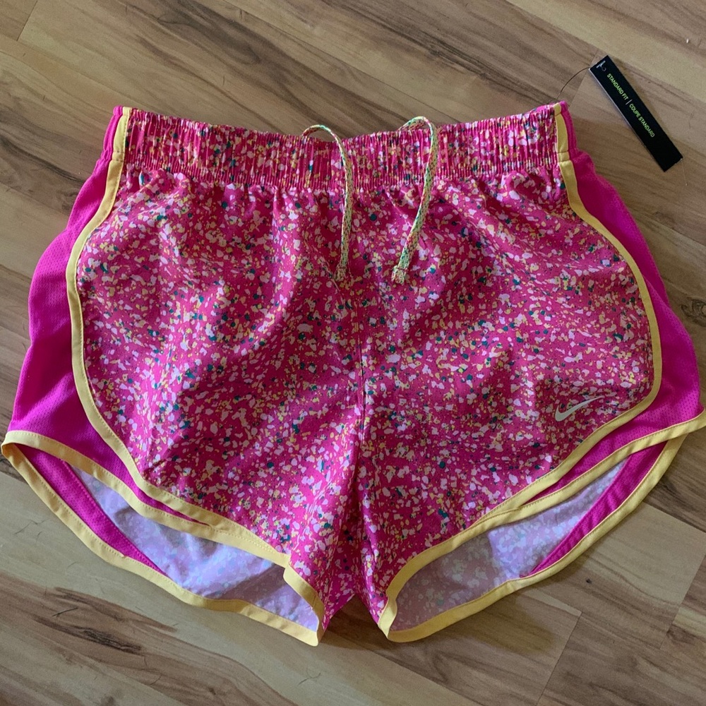 BNWT Pink Nike Running Shorts